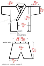 將圖片載入圖庫檢視器 Boy's Kids Jinbei Yukata Robe Kimono for Summer - Calligraphy "HIDEYOSHI" Navy