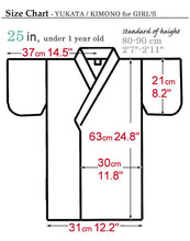 將圖片載入圖庫檢視器 Girl's Easy Yukata / Kimono Robe : Japanese Traditional Clothes - Dolls in Color Gradation Red