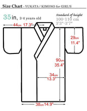 將圖片載入圖庫檢視器 Girl's Easy Yukata / Kimono Robe : Japanese Traditional Clothes - Dolls in Color Gradation Pink