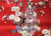 Load image into Gallery viewer, Girl's Easy Yukata / Kimono Robe : Japanese Traditional Clothes - Lovely "Maiko" Red