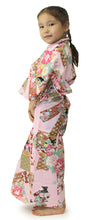 將圖片載入圖庫檢視器 Girl's Easy Yukata / Kimono Robe : Japanese Traditional Clothes - Little Doll Pink