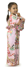 將圖片載入圖庫檢視器 Girl's Easy Yukata / Kimono Robe : Japanese Traditional Clothes - Little Doll Pink