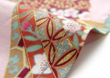 將圖片載入圖庫檢視器 Girl's Easy Yukata / Kimono Robe : Japanese Traditional Clothes - Little Doll Pink