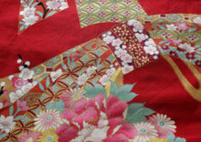 將圖片載入圖庫檢視器 Girl's Easy Yukata / Kimono Robe : Japanese Traditional Clothes - Little Doll Red