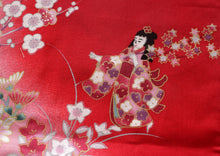 將圖片載入圖庫檢視器 Girl's Easy Yukata / Kimono Robe : Japanese Traditional Clothes - Dolls in Color Gradation Red