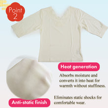 画像をギャラリービューアに読み込む, Thermal Kimono innerwear for Women – Stretch Lace Collar, Winter Japanese Underment
