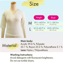 画像をギャラリービューアに読み込む, Thermal Kimono innerwear for Women – Stretch Lace Collar, Winter Japanese Underment
