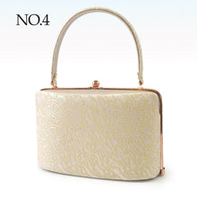 画像をギャラリービューアに読み込む, Robe décolletée Formal Kimono Bag &amp; Zori Set【Gold】 – Gold Aurora Brocade Evening-Wear Accessories for Kimono / Japanese Formal Wear / for TEA ceremony
