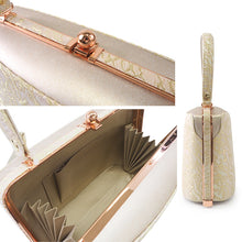 画像をギャラリービューアに読み込む, Robe décolletée Formal Kimono Bag &amp; Zori Set【Gold】 – Gold Aurora Brocade Evening-Wear Accessories for Kimono / Japanese Formal Wear / for TEA ceremony

