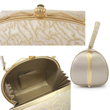 画像をギャラリービューアに読み込む, Robe décolletée Formal Kimono Bag &amp; Zori Set【Gold】 – Gold Aurora Brocade Evening-Wear Accessories for Kimono / Japanese Formal Wear / for TEA ceremony
