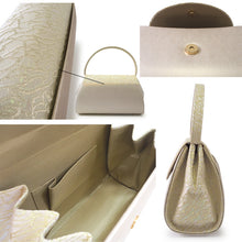 画像をギャラリービューアに読み込む, Robe décolletée Formal Kimono Bag &amp; Zori Set【Gold】 – Gold Aurora Brocade Evening-Wear Accessories for Kimono / Japanese Formal Wear / for TEA ceremony
