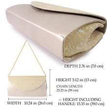 画像をギャラリービューアに読み込む, Robe décolletée Formal Kimono Bag &amp; Zori Set【Gold】 – Gold Aurora Brocade Evening-Wear Accessories for Kimono / Japanese Formal Wear / for TEA ceremony
