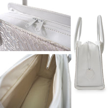 画像をギャラリービューアに読み込む, Robe décolletée Formal Kimono Bag &amp; Zori Set【Silver】 – Silver Aurora Brocade Evening-Wear Accessories for Kimono / Japanese Formal Wear / for TEA ceremony

