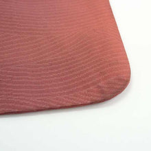 將圖片載入圖庫檢視器 Vintage Haori Kimono Jacket Silk, Deep Red base, Wave Pattern
