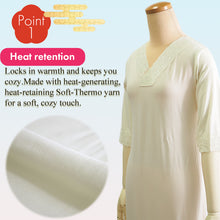 画像をギャラリービューアに読み込む, Thermal Kimono innerwear for Women (one-piece | Kimono Underdress) – Kimono Slip, Stretch Lace Collar, Winter Japanese Undergarment
