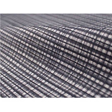 画像をギャラリービューアに読み込む, Washable Japanese Kimono Fabric Bolt – White &amp; Deep Navy Madras-Style Check Design – 13-Yard Wide Polyester for Custom Kimono &amp; Sewing
