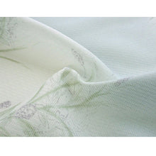 將圖片載入圖庫檢視器 Washable Japanese Kimono Fabric Bolt – Soft Muted Green with Lavender &amp; Sage Floral Circles – 13-Yard Polyester for Custom Kimono &amp; Sewing
