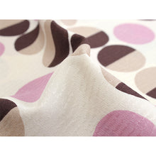 画像をギャラリービューアに読み込む, Washable Japanese Kimono Fabric Bolt – Ivory with Chocolate Brown, Mocha Beige &amp; Pink Polka Dots – 13-Yard Polyester for Custom Kimono &amp; Sewing
