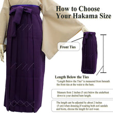 將圖片載入圖庫檢視器 Washable Solid Color Kimono &amp; Hakama 2-Piece Set for Women – Elegant Japanese Formal Wear, Easy-Care Ceremony Outfit for Special Occasions
