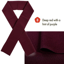 將圖片載入圖庫檢視器 Lamiere Japanese Han-Eri Collar (Vivid Color)– Washable &amp; Colorfast Polyester Haneri for Kimono, 12 Color Options
