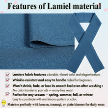 將圖片載入圖庫檢視器 Lamiere Japanese Han-Eri Collar (Vivid Color)– Washable &amp; Colorfast Polyester Haneri for Kimono, 12 Color Options
