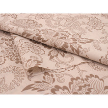 画像をギャラリービューアに読み込む, Washable Japanese Kimono Fabric Bolt – Cream Beige Peony Arabesque &amp; Plum Bamboo Motifs – 13-Yard Polyester for Custom Kimono &amp; Sewing
