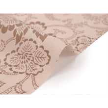 画像をギャラリービューアに読み込む, Washable Japanese Kimono Fabric Bolt – Cream Beige Peony Arabesque &amp; Plum Bamboo Motifs – 13-Yard Polyester for Custom Kimono &amp; Sewing
