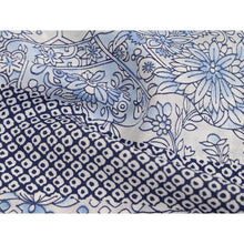 画像をギャラリービューアに読み込む, Washable Japanese Kimono Fabric Bolt – Soft Off-White Kanoko Stripe &amp; Classic Motif Design – 13-Yard Lightweight Textile for Custom Kimono &amp; Sewing
