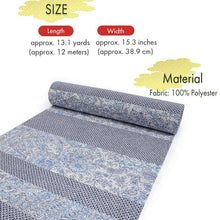 画像をギャラリービューアに読み込む, Washable Japanese Kimono Fabric Bolt – Soft Off-White Kanoko Stripe &amp; Classic Motif Design – 13-Yard Lightweight Textile for Custom Kimono &amp; Sewing
