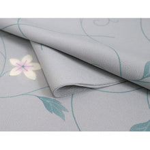画像をギャラリービューアに読み込む, Washable Japanese Kimono Fabric Bolt – Elegant Gray Floral &amp; Vine Komon Design – 13-Yard Polyester for Custom Kimono &amp; Sewing
