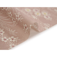 画像をギャラリービューアに読み込む, Washable Japanese Kimono Fabric Bolt – Dusty Pink Flowing Water &amp; Chrysanthemum Design – 13-Yard Lightweight Textile for Custom Kimono &amp; Sewing
