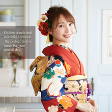 將圖片載入圖庫檢視器 Japanese Hair Accessory Ornament Set for Women, 13-Piece Floral Accessories with Multi-Color Tassel – Perfect for Kimono, featuring Camellia, Wedding, Graduation &amp; Special Japanese Occasions
