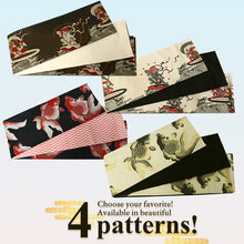 画像をギャラリービューアに読み込む, Reversible Japanese Hanhaba Obi Belt – Easy Tie for Yukata &amp; Kimono, Kiryu Weaving, Fujin Raijin &amp; Goldfish Design, Made in Japan
