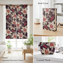画像をギャラリービューアに読み込む, Washable Japanese Kimono Fabric Bolt – Rich Purple Lily &amp; Nadeshiko Floral Design – 13-Yard Polyester for Custom Kimono &amp; Sewing
