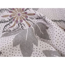 画像をギャラリービューアに読み込む, Washable Japanese Kimono Fabric Bolt – Smoky Purple with Polka Dots &amp; Bold Floral Motifs – Retro-Inspired 13-Yard Polyester for Custom Kimono &amp; Sewing
