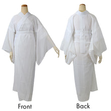 画像をギャラリービューアに読み込む, Breathable Bamboo Kimono Juban for Women – Washable Summer Kimono Undergarment, Ready-to-Wear White Ro Layer
