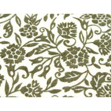 画像をギャラリービューアに読み込む, Washable Japanese Summer Kimono Fabric Bolt – White with Matcha Green Fine Floral Arabesque – Sheer 13-Yard Polyester for Custom Kimono &amp; Sewing
