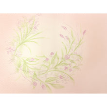 画像をギャラリービューアに読み込む, Washable Japanese Summer Kimono Fabric Bolt – Dusty Pink with White Shading &amp; Lavender Motif – Sheer Double Weave – 13-Yard Polyester for Custom Kimono &amp; Sewing
