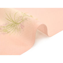 画像をギャラリービューアに読み込む, Washable Japanese Summer Kimono Fabric Bolt – Dusty Pink with White Shading &amp; Lavender Motif – Sheer Double Weave – 13-Yard Polyester for Custom Kimono &amp; Sewing
