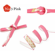 画像をギャラリービューアに読み込む, Silk Obijime Kimono Cord for Women, Flat Woven Design with Gold Thread, Peony Motif, Formal Japanese Kimono Accessory, 8 Colors, Made in Japan
