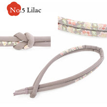 画像をギャラリービューアに読み込む, Silk Maruguke Obijime Kimono Cord for Women, Embroidered Floral Design, Elegant Round Style, Formal Japanese Kimono Accessory, 9 Colors, Made in Japan
