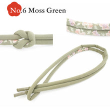 画像をギャラリービューアに読み込む, Silk Maruguke Obijime Kimono Cord for Women, Embroidered Floral Design, Elegant Round Style, Formal Japanese Kimono Accessory, 9 Colors, Made in Japan
