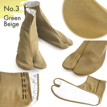 Load image into Gallery viewer, Men’s High-Stretch Tabi Socks with 5 Hooks – Comfortable Japanese Split-Toe Socks for Kimono &amp; Traditional Wear, M, L, 2L

