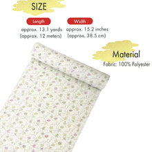 画像をギャラリービューアに読み込む, Washable Japanese Kimono Fabric Bolt – Light Gray with Soft Green &amp; Lavender Floral Arabesque – 13-Yard Polyester for Custom Kimono &amp; Sewing
