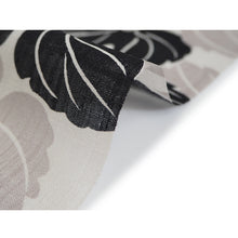 画像をギャラリービューアに読み込む, Washable Japanese Kimono Fabric Bolt – Light Gray with Gray &amp; Black Leaf Design – 13-Yard Sheer Summer Polyester for Custom Kimono &amp; Sewing
