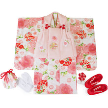 將圖片載入圖庫檢視器 Japanese Traditional KIDS Kimono 8-Piece Hifu Coat Set for Girls — Complete Ceremony Outfit for Photos, Festivals &amp; Gifts
