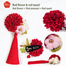 画像をギャラリービューアに読み込む, Versatile Tsumami Floral Hair accessories Ornament for Kids &amp; Adults – Elegant Japanese Flower Hair Accessory
