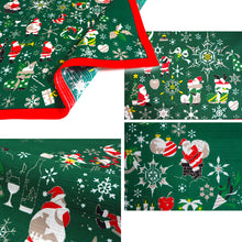 画像をギャラリービューアに読み込む, Festive Furoshiki Duo &amp; Tapestry Rod Set– Wall Art &amp; Gift-Wrap Combo, Cotton Wrapping Square 19.7 in × 19.7 in (50×50 cm), Christmas &amp; New Year Motifs,
