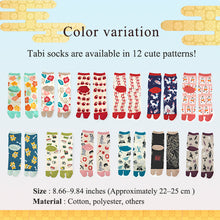 將圖片載入圖庫檢視器 Cute Japanese Tabi Socks for Women – Split-Toe Comfort Socks with Fun Traditional &amp; Pop Designs, Perfect for Kimono or Casual Outfits
