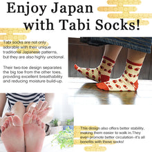 將圖片載入圖庫檢視器 Cute Japanese Tabi Socks for Women – Split-Toe Comfort Socks with Fun Traditional &amp; Pop Designs, Perfect for Kimono or Casual Outfits
